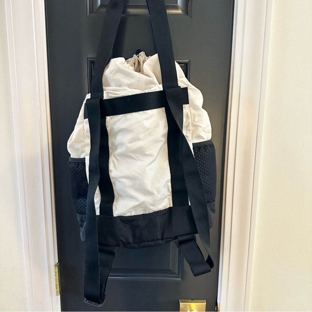 Stylish Black and White Backpack